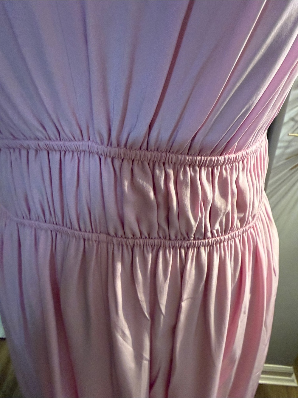 Banana Republic Dusty Pink V-Neck Maxi Dress - Picture 3 of 8